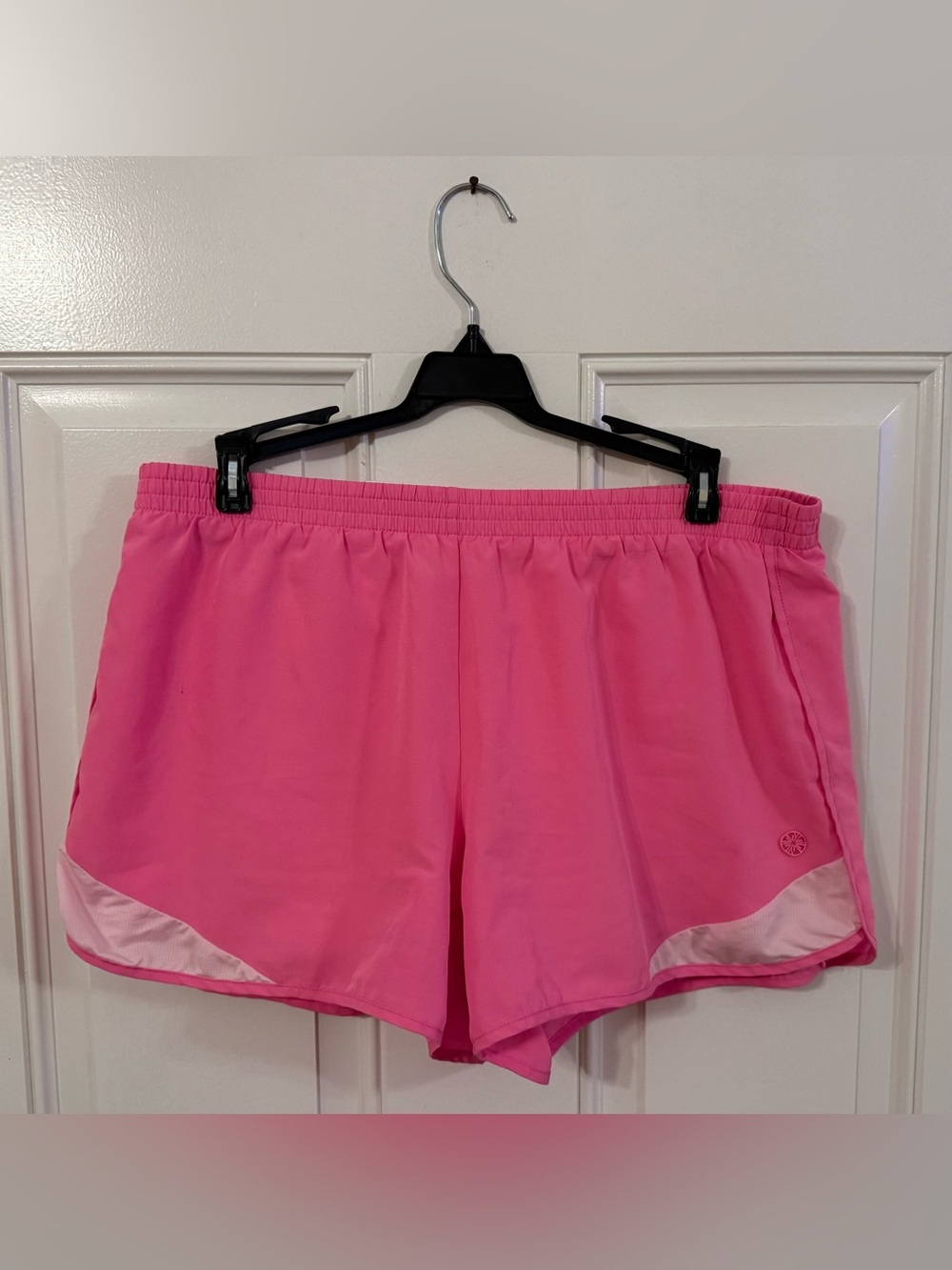 Lilly Pulitzer Hot Pink Athletic Shorts with Light Pink Panels